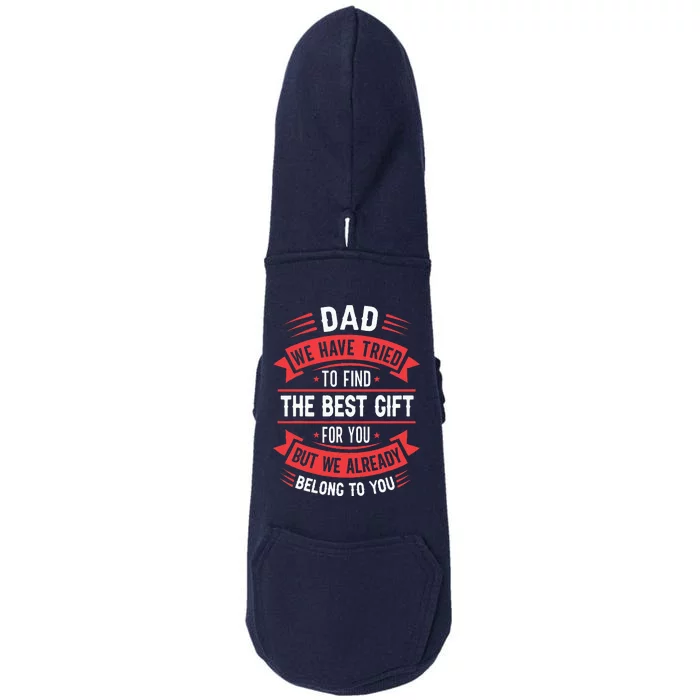 Funny Fathers Day From Daughter Son Wife Doggie 3-End Fleece Hoodie