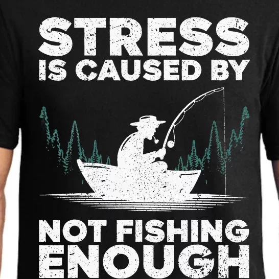 Funny Fishing Design For  Bass Fly Fishing Lovers Pajama Set