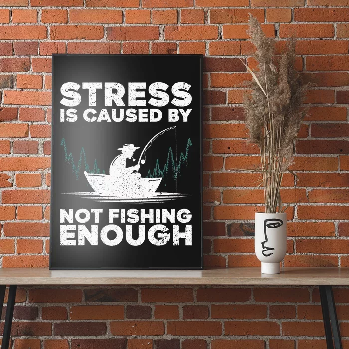 Funny Fishing Design For  Bass Fly Fishing Lovers Poster