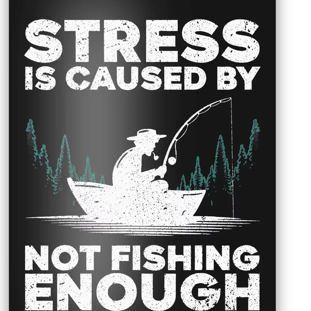 Funny Fishing Design For  Bass Fly Fishing Lovers Poster