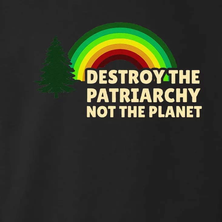 Feminism Feminist Destroy The Patriarchy Not The Planet Toddler Hoodie