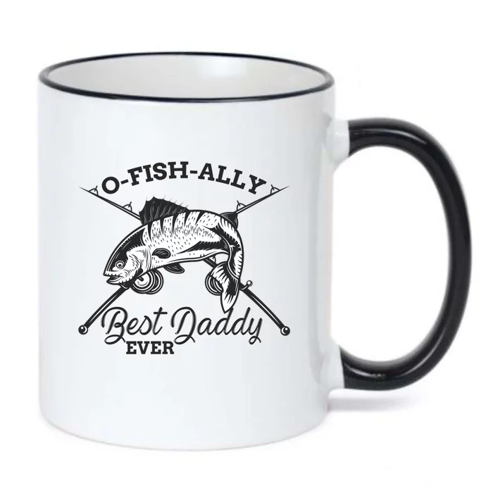 Funny Fishing Daddy Fisher Best Dad Ever Fish Cool Cool Gift Black Color Changing Mug