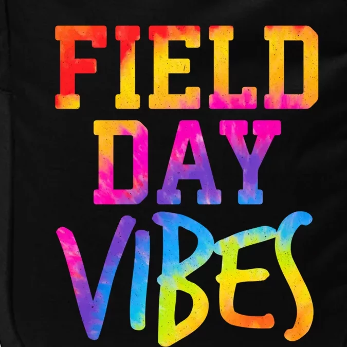 Funny Field Day Vibes Teacher Appreciation Tie Dye Gift Impact Tech Backpack