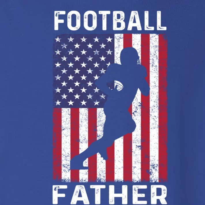 Football Father Dad Usa Flag 4th Of July Meaningful Gift Toddler Long Sleeve Shirt