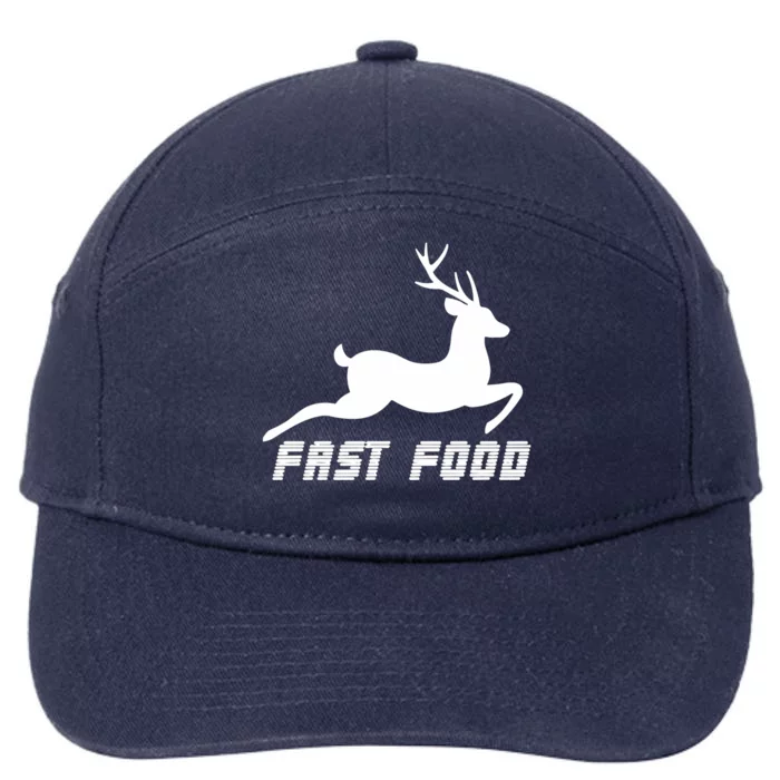 Fast Food Deer 7-Panel Snapback Hat