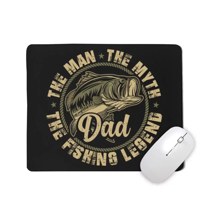 Fishing For Dad Father Day Fishing Gift For Fisherman Mousepad