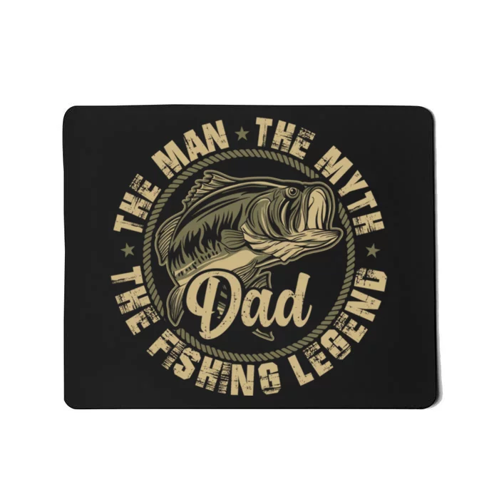 Fishing For Dad Father Day Fishing Gift For Fisherman Mousepad