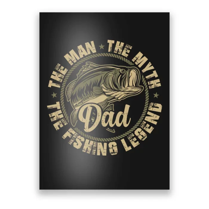 Fishing For Dad Father Day Fishing Gift For Fisherman Poster