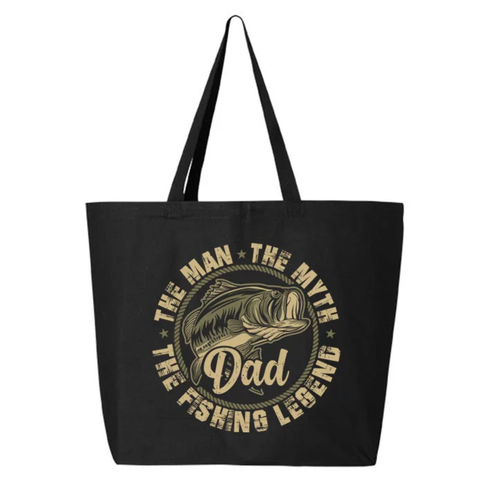 Fishing For Dad Father Day Fishing Gift For Fisherman 25L Jumbo Tote