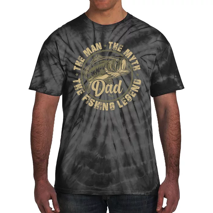 Fishing For Dad Father Day Fishing Gift For Fisherman Tie-Dye T-Shirt