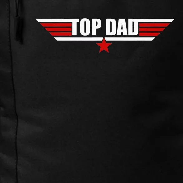 Funny Fathers Day 80s Top Dad Daily Commute Backpack