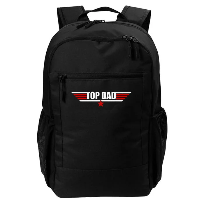 Funny Fathers Day 80s Top Dad Daily Commute Backpack