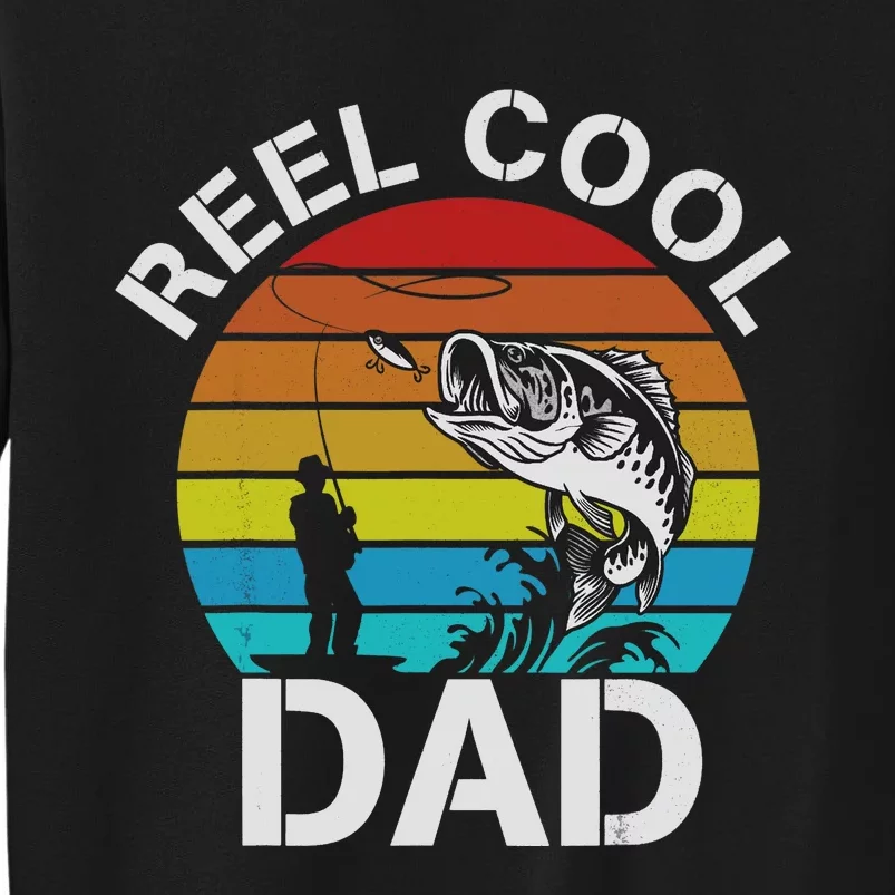 Funny Fishing Dad Funny Reel Cool Fish Fisherman Sweatshirt