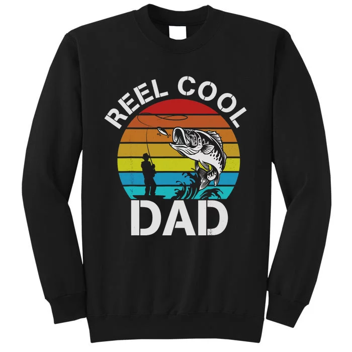 Funny Fishing Dad Funny Reel Cool Fish Fisherman Sweatshirt