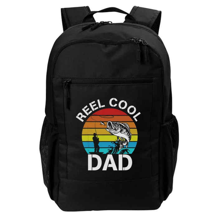 Funny Fishing Dad Funny Reel Cool Fish Fisherman Daily Commute Backpack