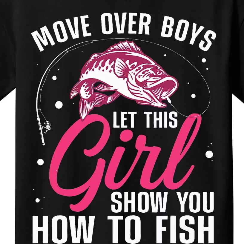 Funny Fishing Design For Fisherman Fishing Lover Kids T-Shirt