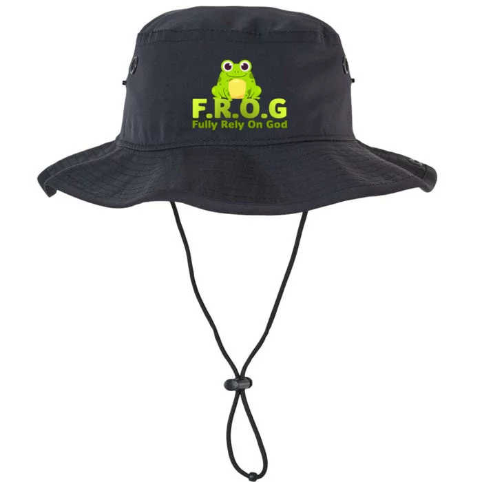 Frog Funny Definition Fully Rely On God Legacy Cool Fit Booney Bucket Hat