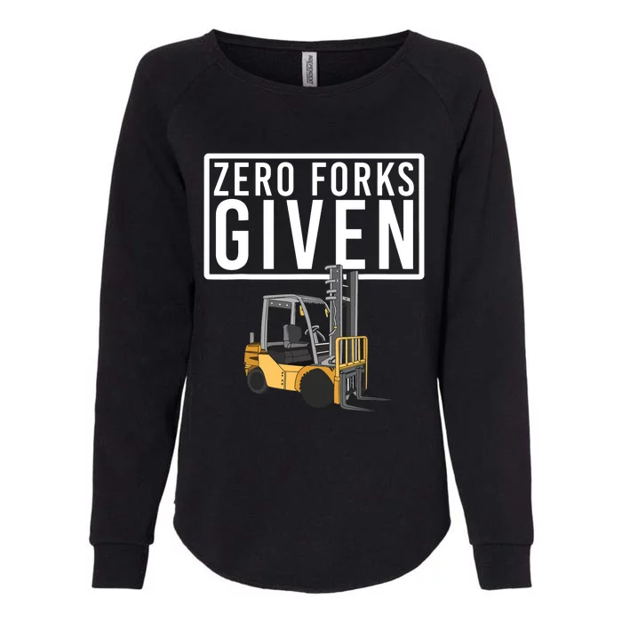 Funny Forklift Driver Art For Men Women Forklift Operator Womens California Wash Sweatshirt