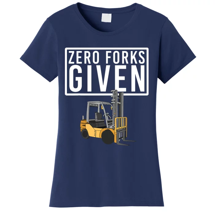 Funny Forklift Driver Art For Men Women Forklift Operator Women's T-Shirt