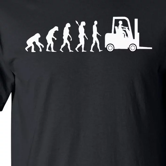 Funny Forklift Driver Evolution Warehouse Worker Tall T-Shirt