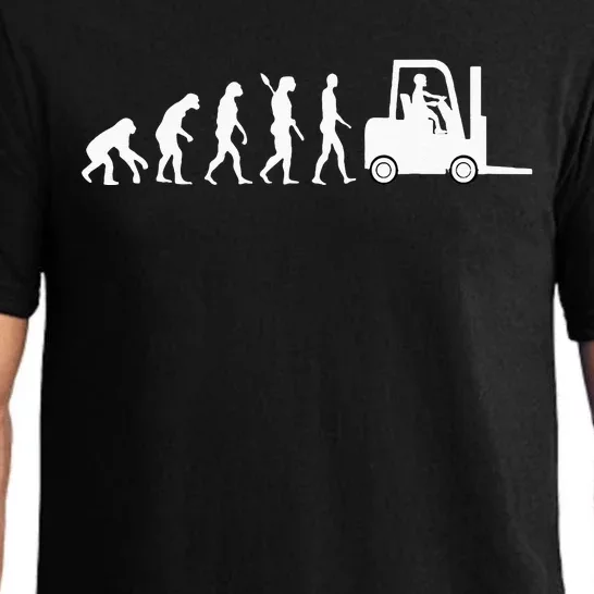 Funny Forklift Driver Evolution Warehouse Worker Pajama Set