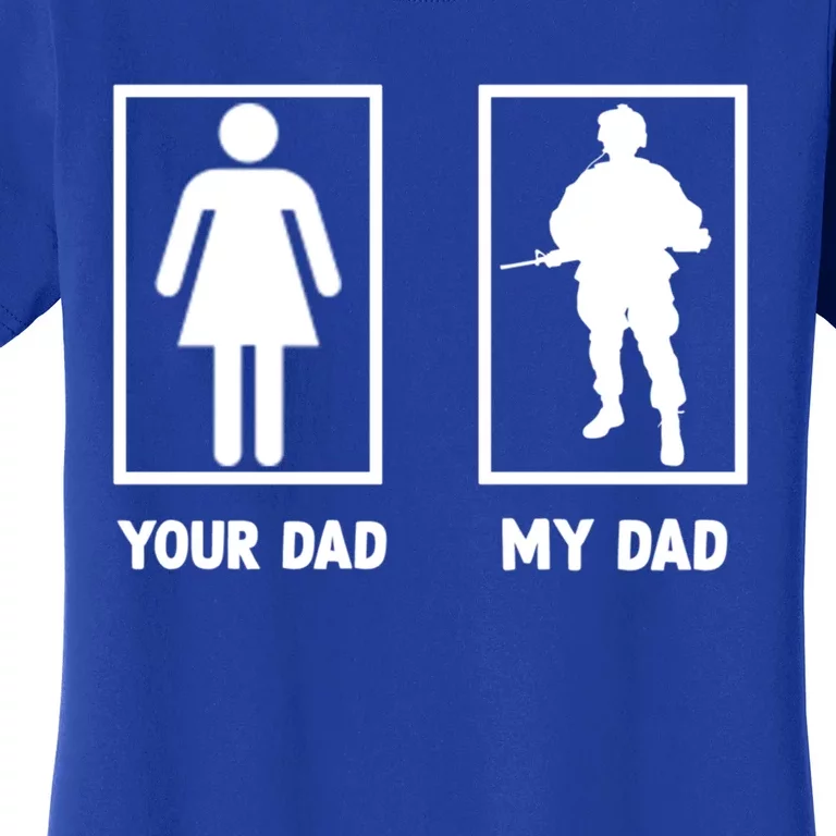 Funny Father's Day Soldier Motif Bundeswehr Gift Women's T-Shirt