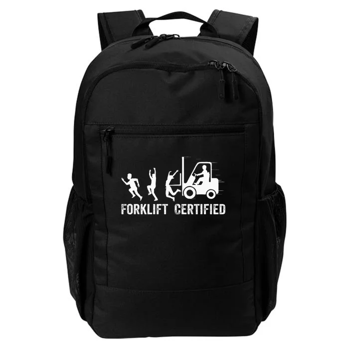 Funny Forklift Driver Operator Forklift Certified Forklift Daily Commute Backpack