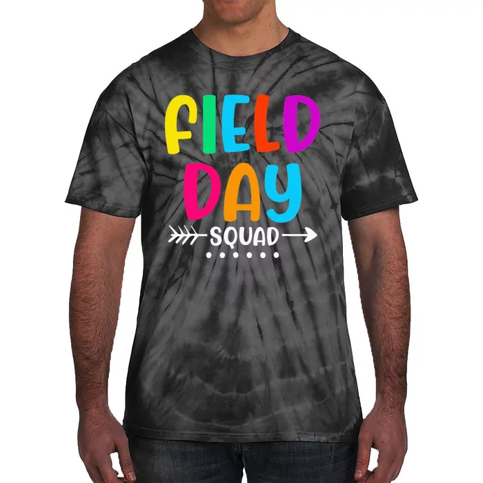 Field Fun Day Squad School Trip Vibes Teachers Tie-Dye T-Shirt