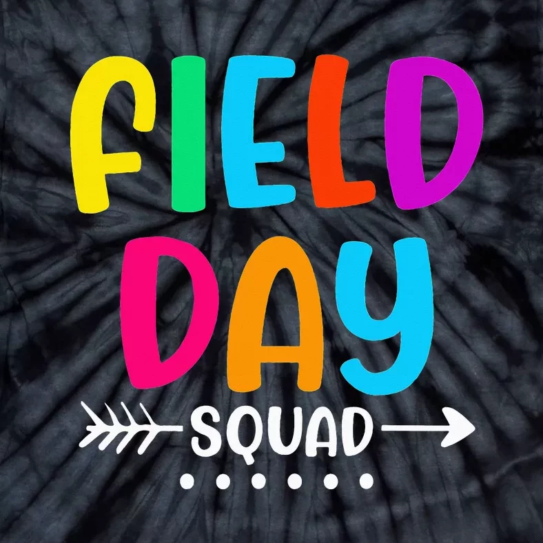 Field Fun Day Squad School Trip Vibes Teachers Tie-Dye T-Shirt