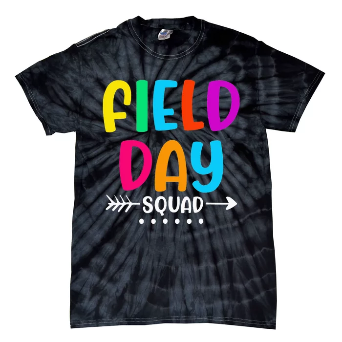 Field Fun Day Squad School Trip Vibes Teachers Tie-Dye T-Shirt