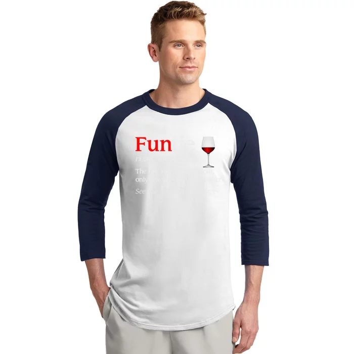 Funny Funtie Definition The Fun Aunt Like A Mom Meaningful Gift Baseball Sleeve Shirt