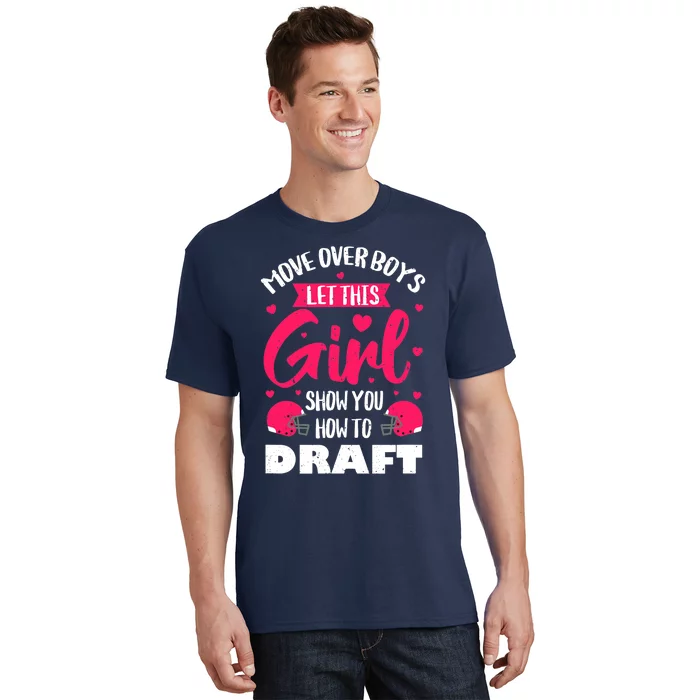 Fantasy Football Draft Party Kit Real Wo Cute Retro Sport T-Shirt