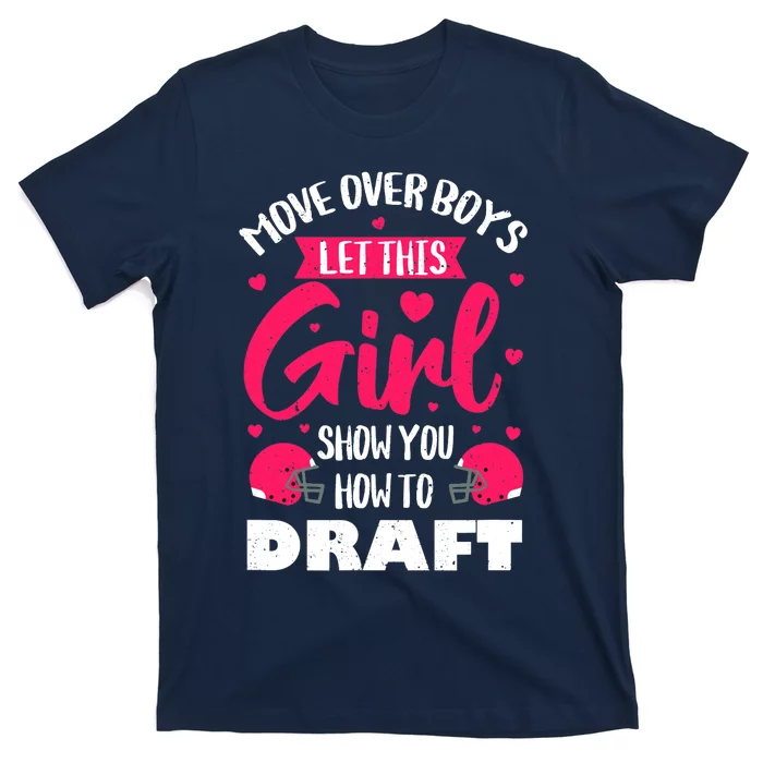 Fantasy Football Draft Party Kit Real Wo Cute Retro Sport T-Shirt