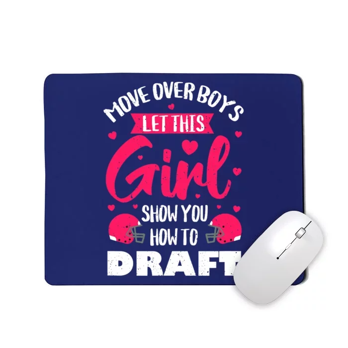 Fantasy Football Draft Party Kit Real Wo Cute Retro Sport Mousepad