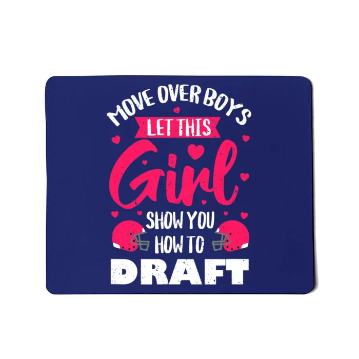 Fantasy Football Draft Party Kit Real Wo Cute Retro Sport Mousepad