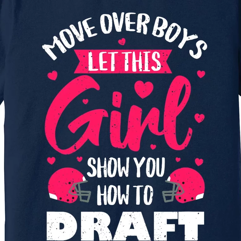 Fantasy Football Draft Party Kit Real Wo Cute Retro Sport Premium T-Shirt