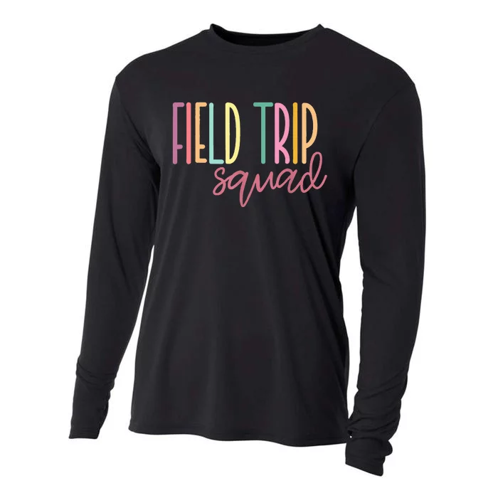 Field Fun Day Squad School Trip Vibes Cooling Performance Long Sleeve Crew