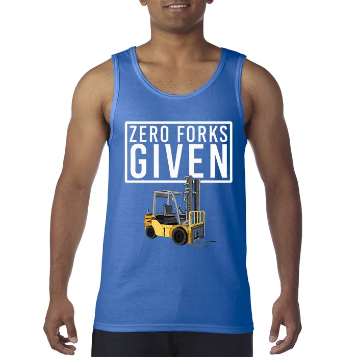 Funny Forklift Driver Art Forklift Operator Tank Top