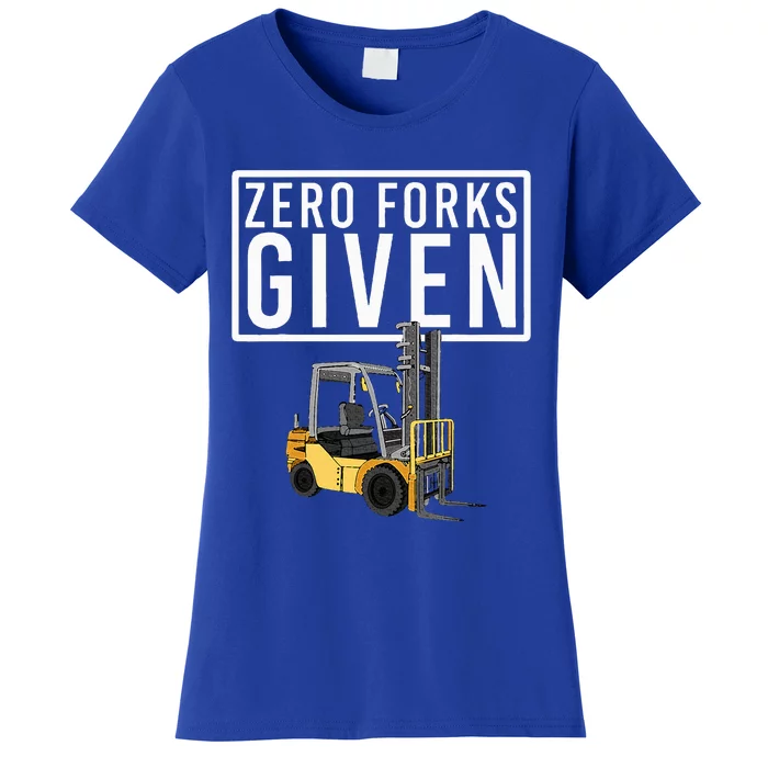 Funny Forklift Driver Art Forklift Operator Women's T-Shirt