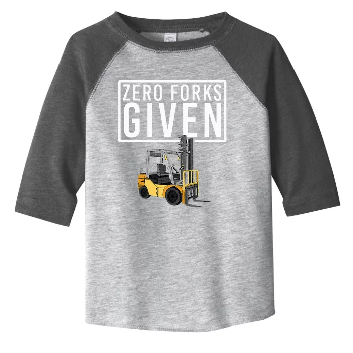 Funny Forklift Driver Art Forklift Operator Toddler Fine Jersey T-Shirt