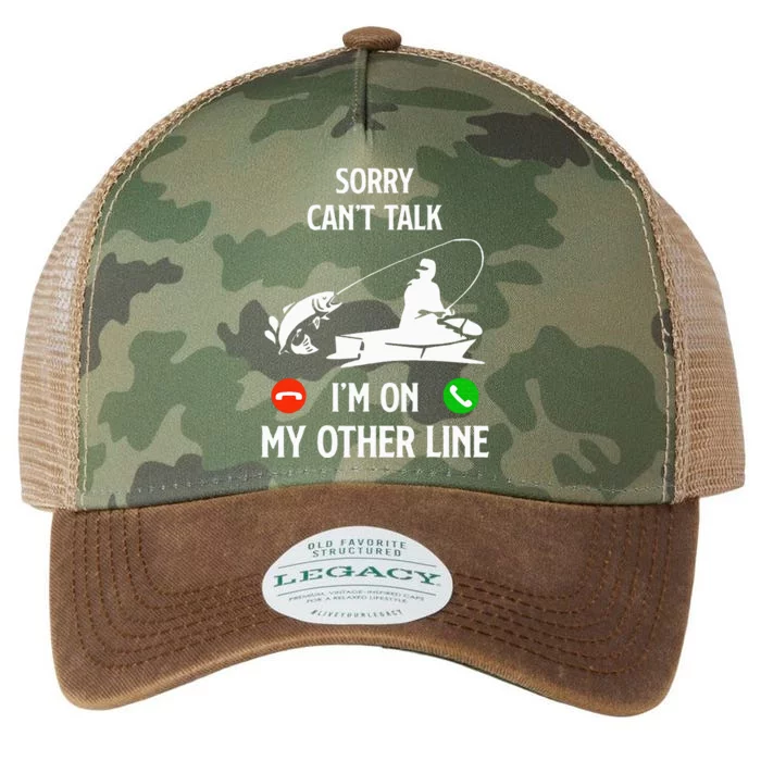 Funny FatherS Day Novelty For Fishing Dad Legacy Tie Dye Trucker Hat