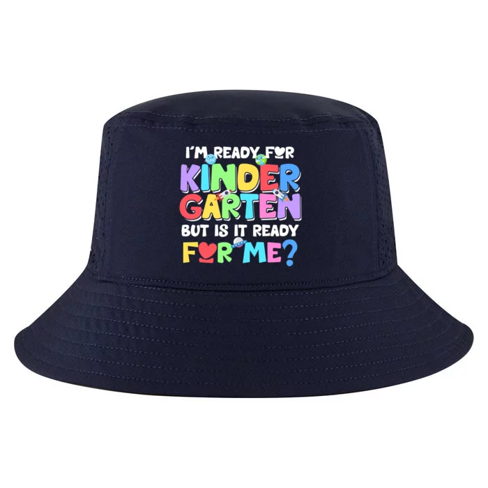 Funny First Day Of Kindergarten Back To School Cute Gift Cool Comfort Performance Bucket Hat