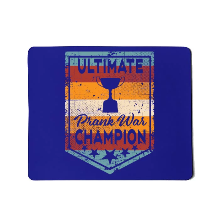 Funny Fathers Day Prank War Champion Winner Trophy Dad Jokes Gift Mousepad