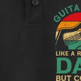 Funny Fathers Day Guitar Dad For Guitarist Music Lover Dad Dry Zone Grid Performance Polo