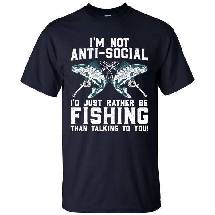 Funny Fishing Design For  Wo Fisherman Fishing Lover Tall T-Shirt