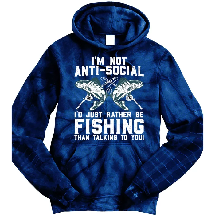 Funny Fishing Design For  Wo Fisherman Fishing Lover Tie Dye Hoodie