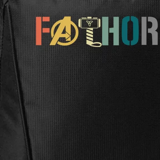 Fathor Father's Day Gift Viking Fathor Hero City Backpack