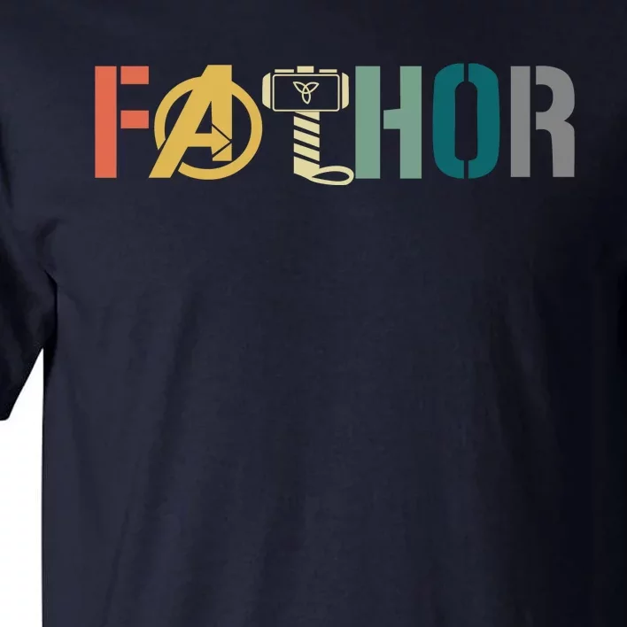 Fathor Father's Day Gift Viking Fathor Hero Tall T-Shirt