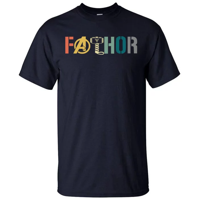 Fathor Father's Day Gift Viking Fathor Hero Tall T-Shirt