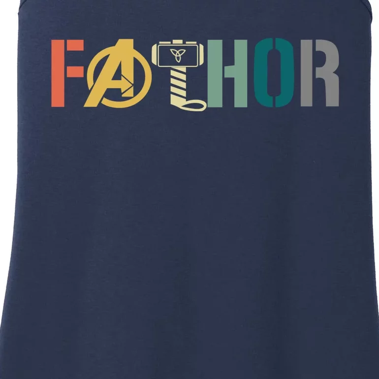 Fathor Father's Day Gift Viking Fathor Hero Ladies Essential Tank